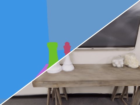 Apartment-1, agent 1: semantic and RGB