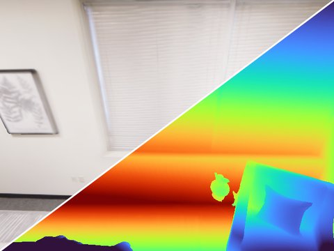 Apartment-2, agent 3: RGB and depth