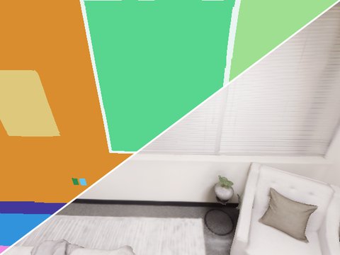 Apartment-2, agent 3: semantic and RGB