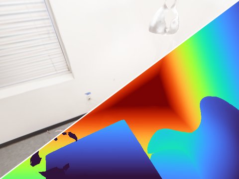 Apartment-2, agent 4: RGB and depth