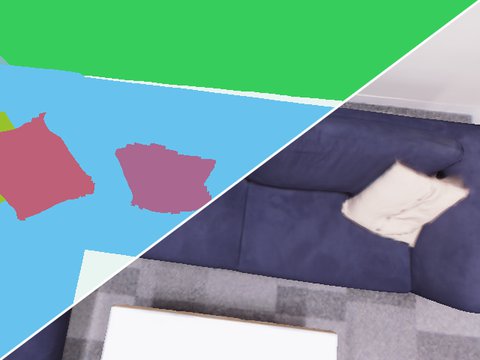 Office-2, agent 2: semantic and RGB