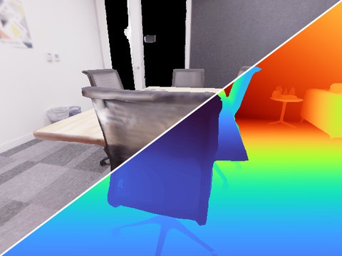 Office-2, agent 3: RGB and depth